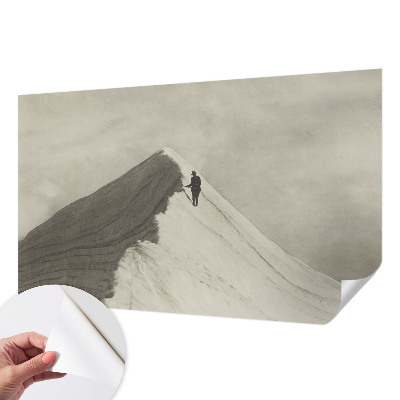 Otroška fototapeta z motivom osamljenega plezalca