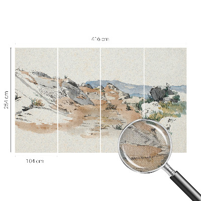 Otroška fototapeta Skalna pokrajina