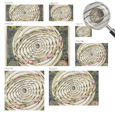3D fototapeta s motivom kozmične spirale
