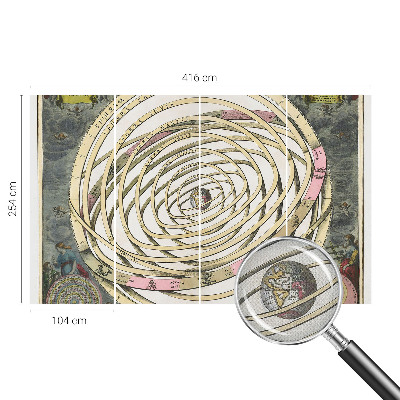 3D fototapeta s motivom kozmične spirale