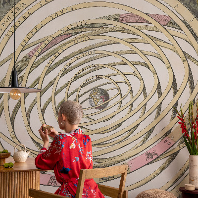3D fototapeta s motivom kozmične spirale