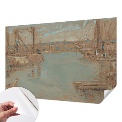 Samolepilna fototapeta Pogledi na pristanišče