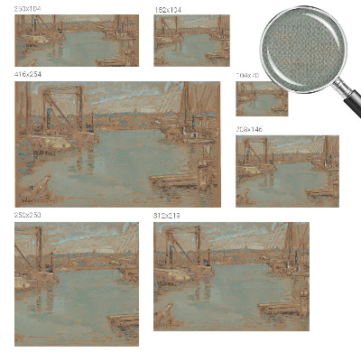 Samolepilna fototapeta Pogledi na pristanišče