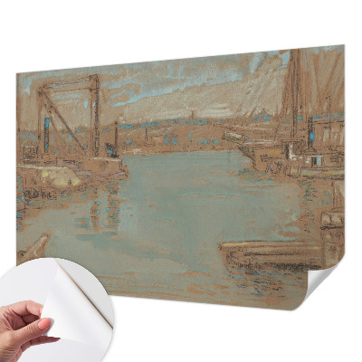 Samolepilna fototapeta Pogledi na pristanišče