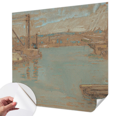 Samolepilna fototapeta Pogledi na pristanišče