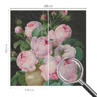 Fototapeta za otroško sobo z motivom cvetlične elegance