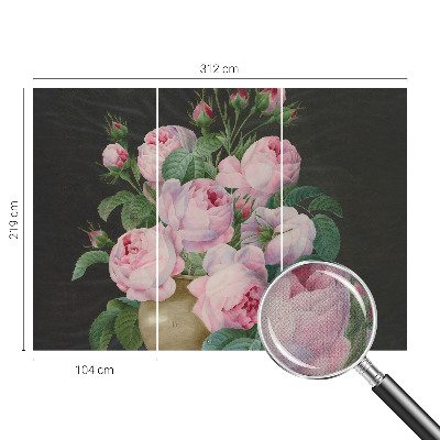 Fototapeta za otroško sobo z motivom cvetlične elegance