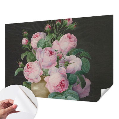 Fototapeta za otroško sobo z motivom cvetlične elegance