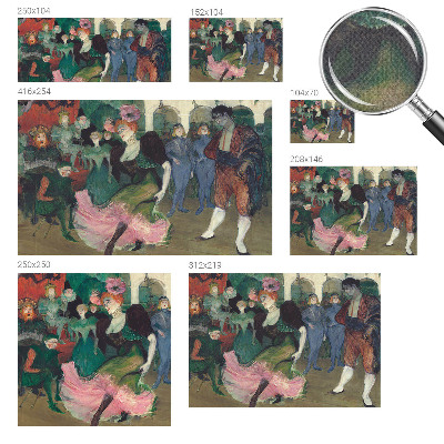Samolepilna fototapeta za spalnico z motivom plesne dvorane