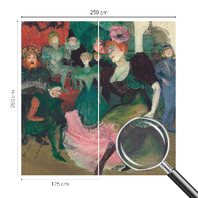 Samolepilna fototapeta za spalnico z motivom plesne dvorane