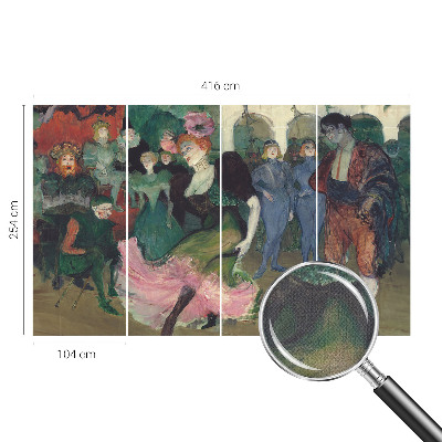 Samolepilna fototapeta za spalnico Plesna dvorana