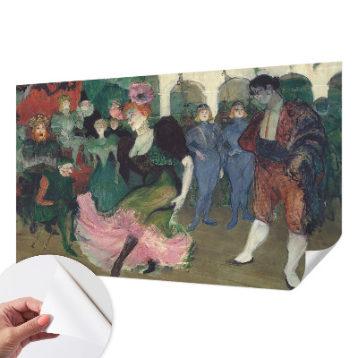 Samolepilna fototapeta za spalnico z motivom plesne dvorane