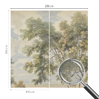 Samolepilna fototapeta z romantičnim motivom narave