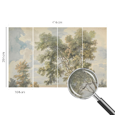 Samolepilna fototapeta z romantičnim motivom narave