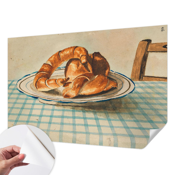 Fototapeta za otroško sobo z motivom kuhinjskega peciva