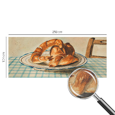 Fototapeta za otroško sobo z motivom kuhinjskega peciva