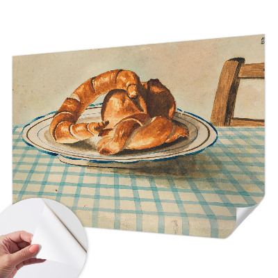 Fototapeta za otroško sobo z motivom kuhinjskega peciva