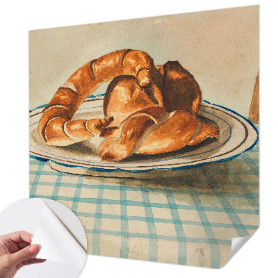 Fototapeta za otroško sobo z motivom kuhinjskega peciva