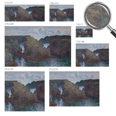 3D fototapeta s motivom skalnate obale