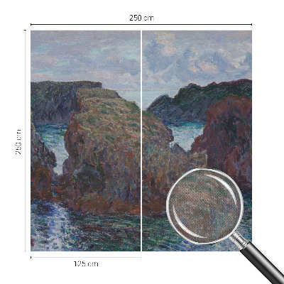 3D fototapeta s motivom skalnate obale