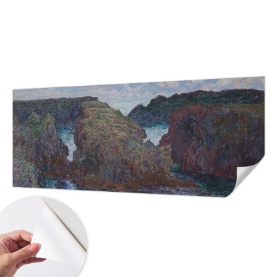 3D fototapeta s motivom skalnate obale