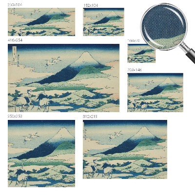 3D fototapeta Žerjavi in ​​gore