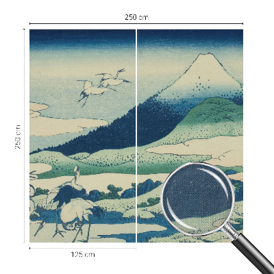 3D fototapeta Žerjavi in ​​gore