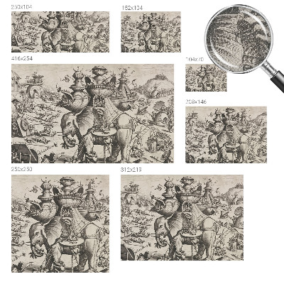 Fototapeta za otroško sobo Groteskna bitka