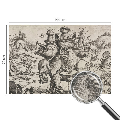 Fototapeta za otroško sobo Groteskna bitka