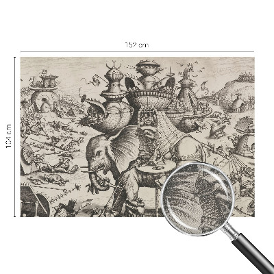 Fototapeta za otroško sobo Groteskna bitka