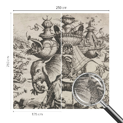 Fototapeta za otroško sobo Groteskna bitka