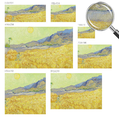 Samolepilna fototapeta Pšenično polje