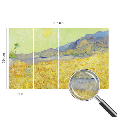 Samolepilna fototapeta s motivom pšeničnega polja