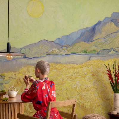 Samolepilna fototapeta Pšenično polje