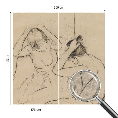 Samolepilna fototapeta za dnevno sobo Umetniška eleganca