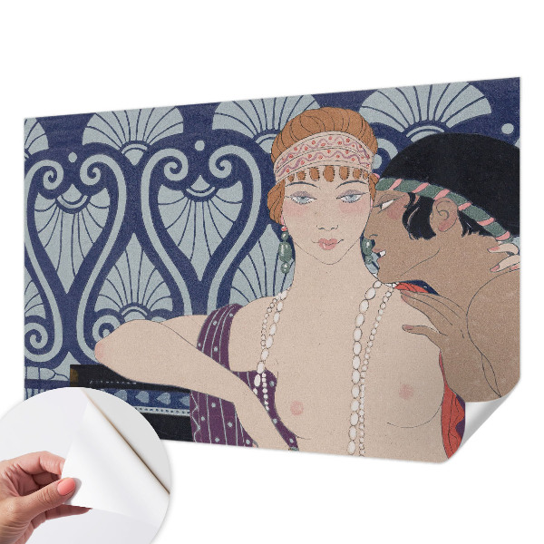 Fototapeta za otroško sobo z motivom umetniškega para