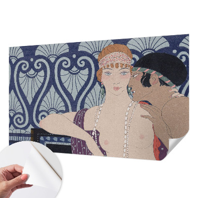 Fototapeta za otroško sobo z motivom umetniškega para