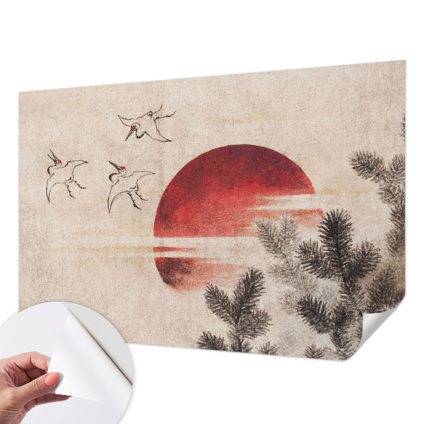 3D fototapeta z motivom gozdnega vzhoda