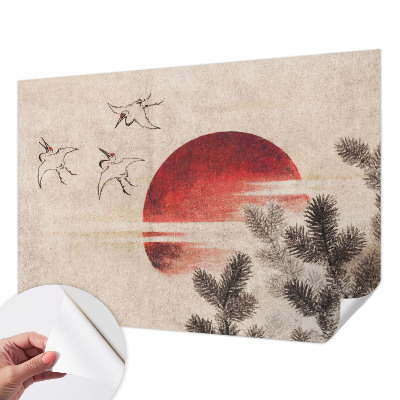 3D fototapeta z motivom gozdnega vzhoda