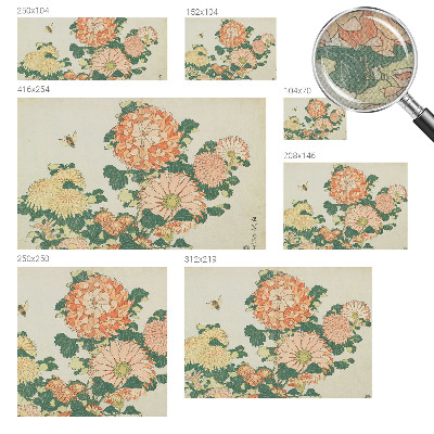 Otroška fototapeta Cvetovi krizantem