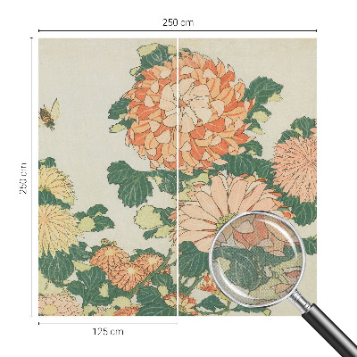 Otroška fototapeta Cvetovi krizantem