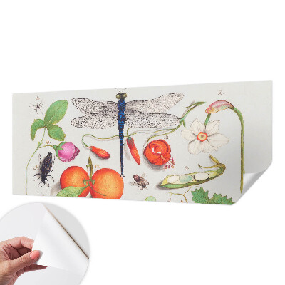 Samolepilna fototapeta za dnevno sobo Ilustracija narave