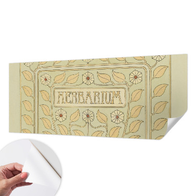 3D fototapeta z rastlinskim vzorcem