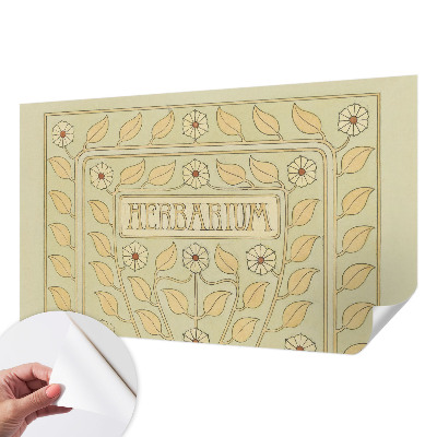 3D fototapeta z rastlinskim vzorcem