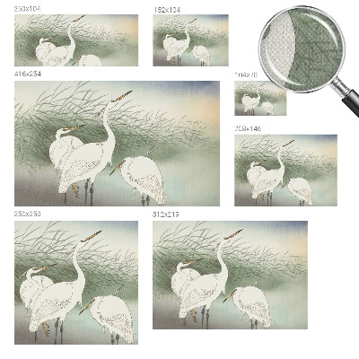 Fototapeta za otroško sobo Čaplje v travi