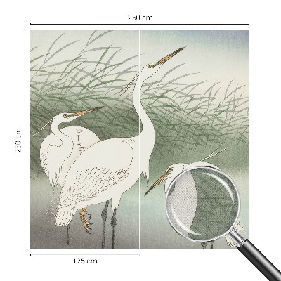 Fototapeta za otroško sobo Čaplje v travi