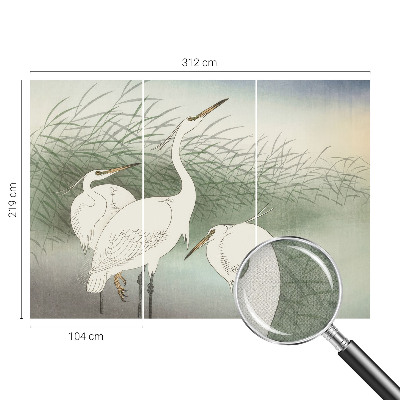 Fototapeta za otroško sobo Čaplje v travi