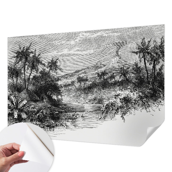 Fototapeta za otroško sobo Eksotična panorama