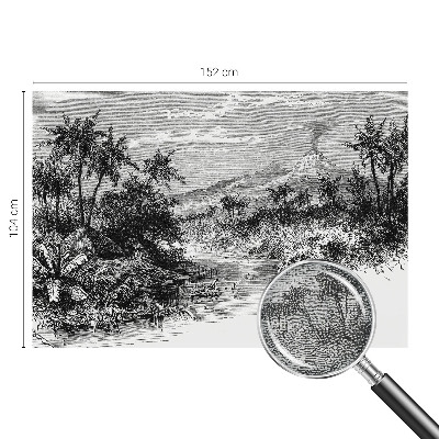 Fototapeta za otroško sobo Eksotična panorama