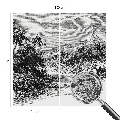 Fototapeta za otroško sobo z eksotično panoramo